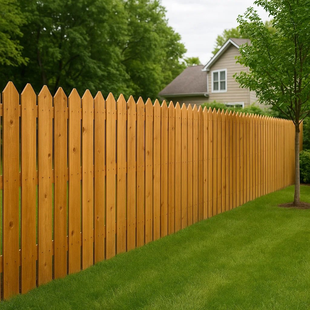 Wood Picket Fence
